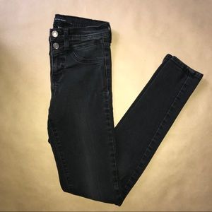 Flying monkey black high rise skinny jean